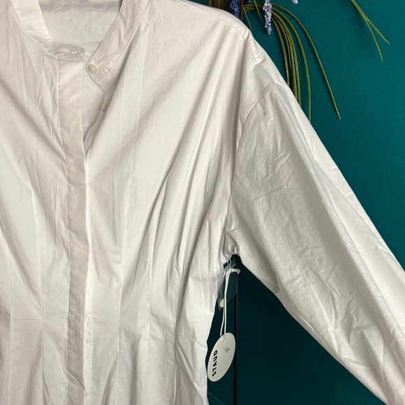 Staud Lorenza midi dress white sold out online - Picture 5 of 15